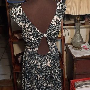 Forever 21 “leopard” print  dress SZ 1X